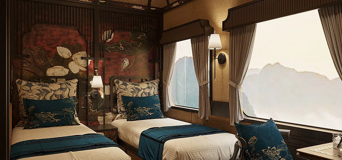 Deluxe Cabin mit zwei Einzelbetten im SJourney